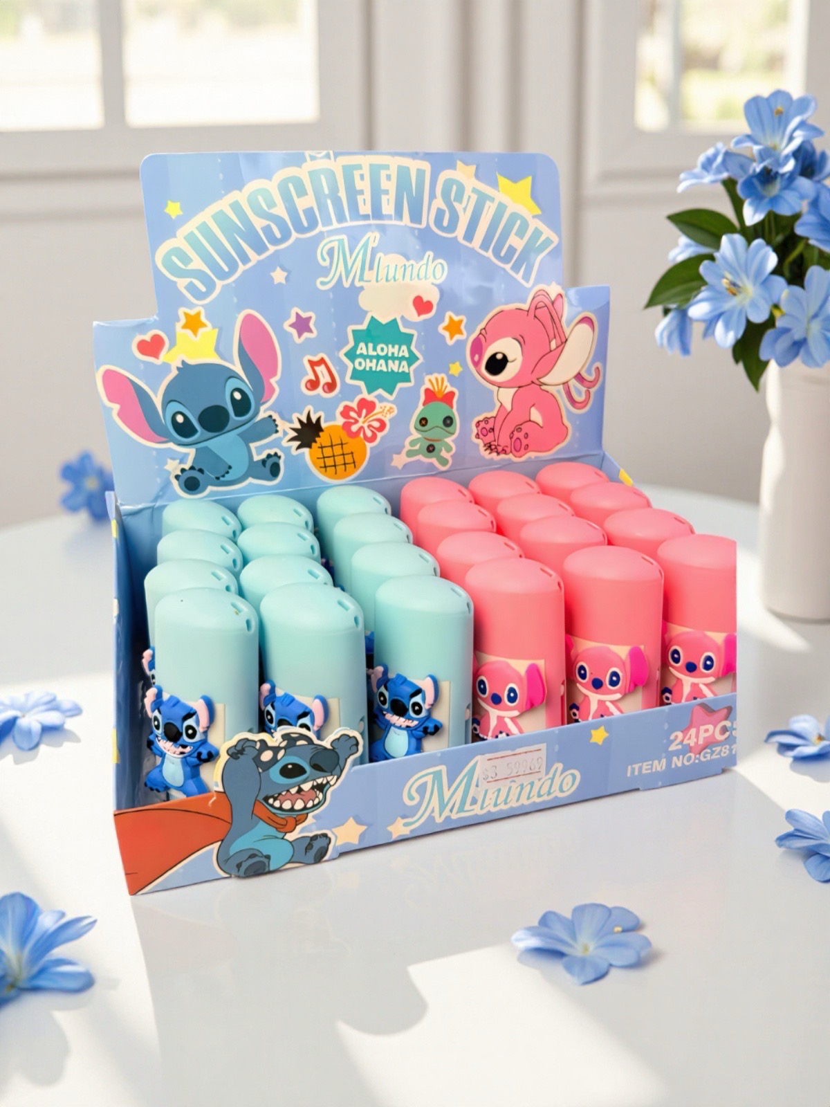 BLOQUEADOR SOLAR EN BARRA DE STITCH