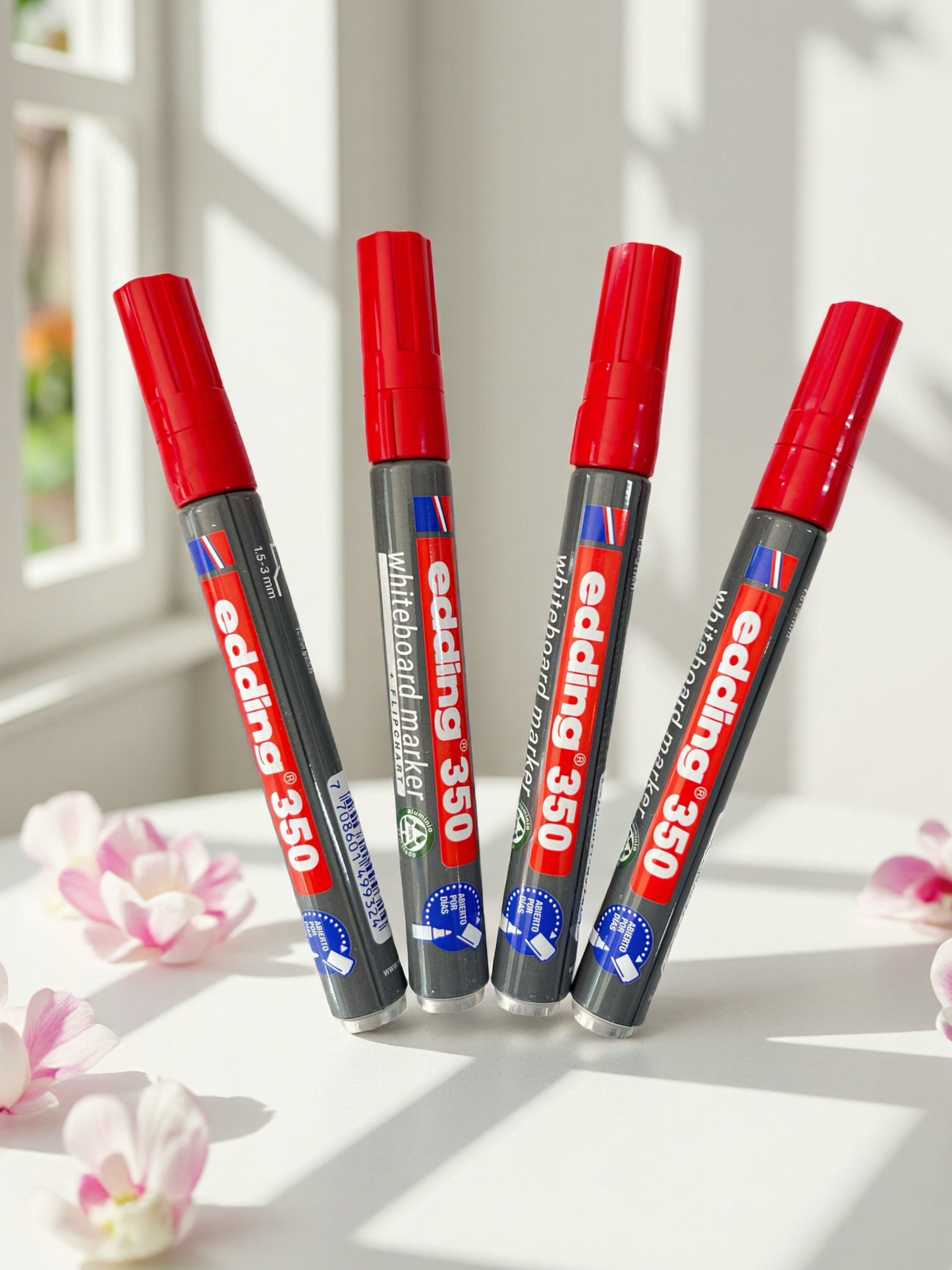 MARCADOR ROJO EDDING BORRABLE ROJO