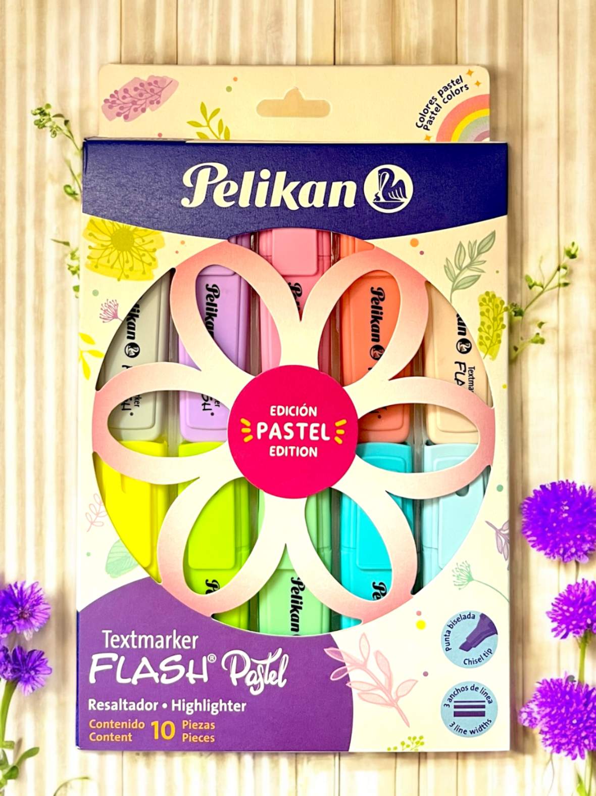 RESALTADOR PASTEL PELIKAN X10