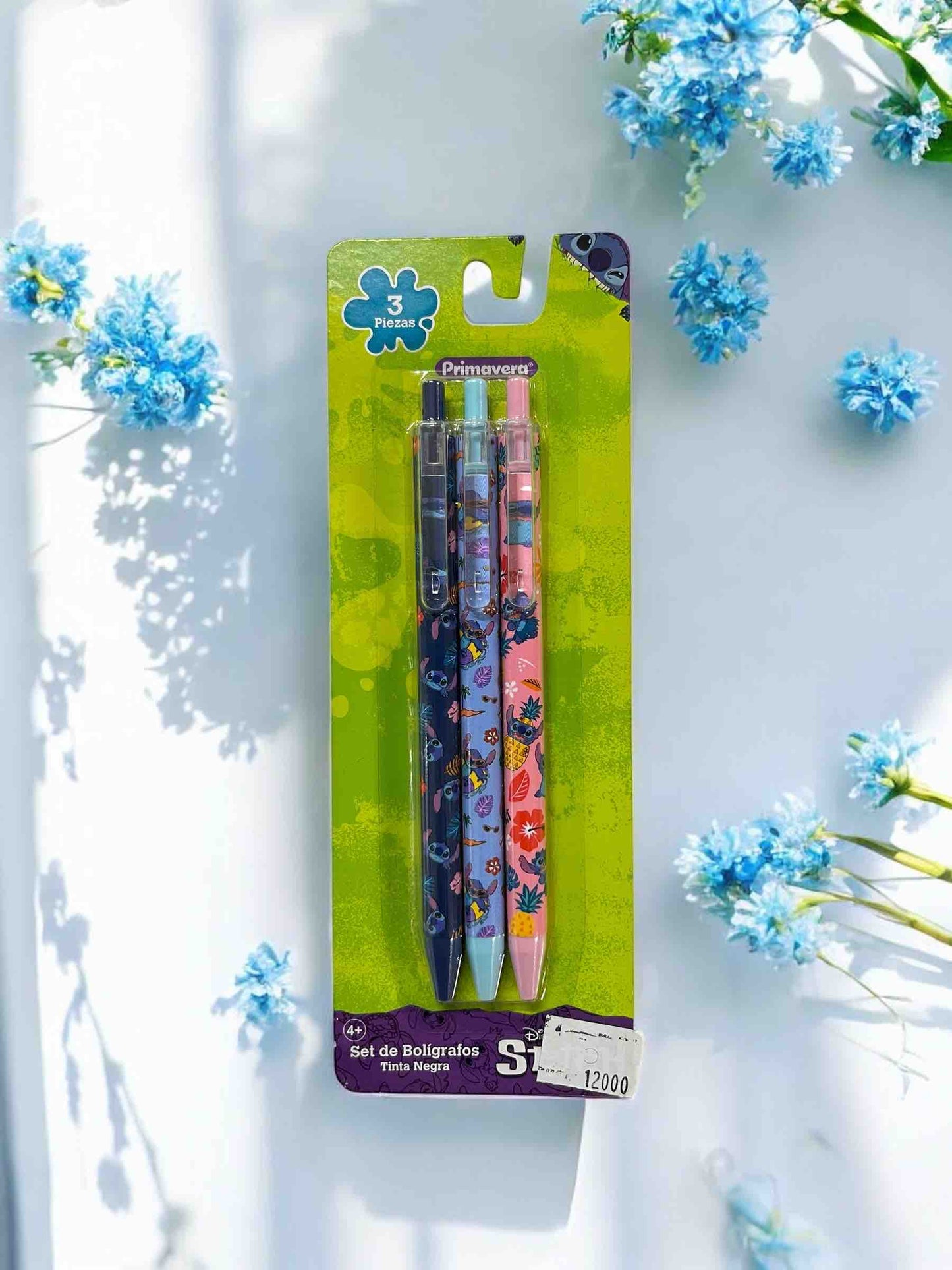 SET DE BOLIGRAFOS FLOWER POWER X3