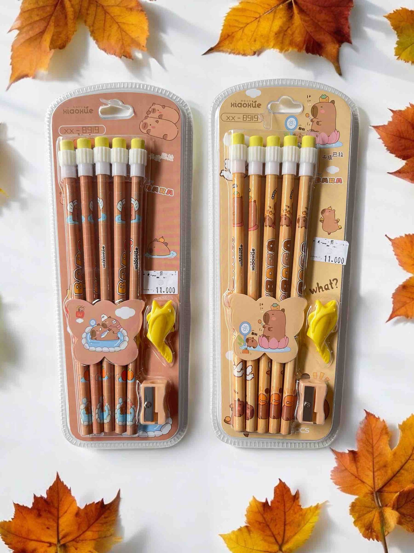 SET DE LAPIZ X6 + SACAPUNTA CAPYBARA