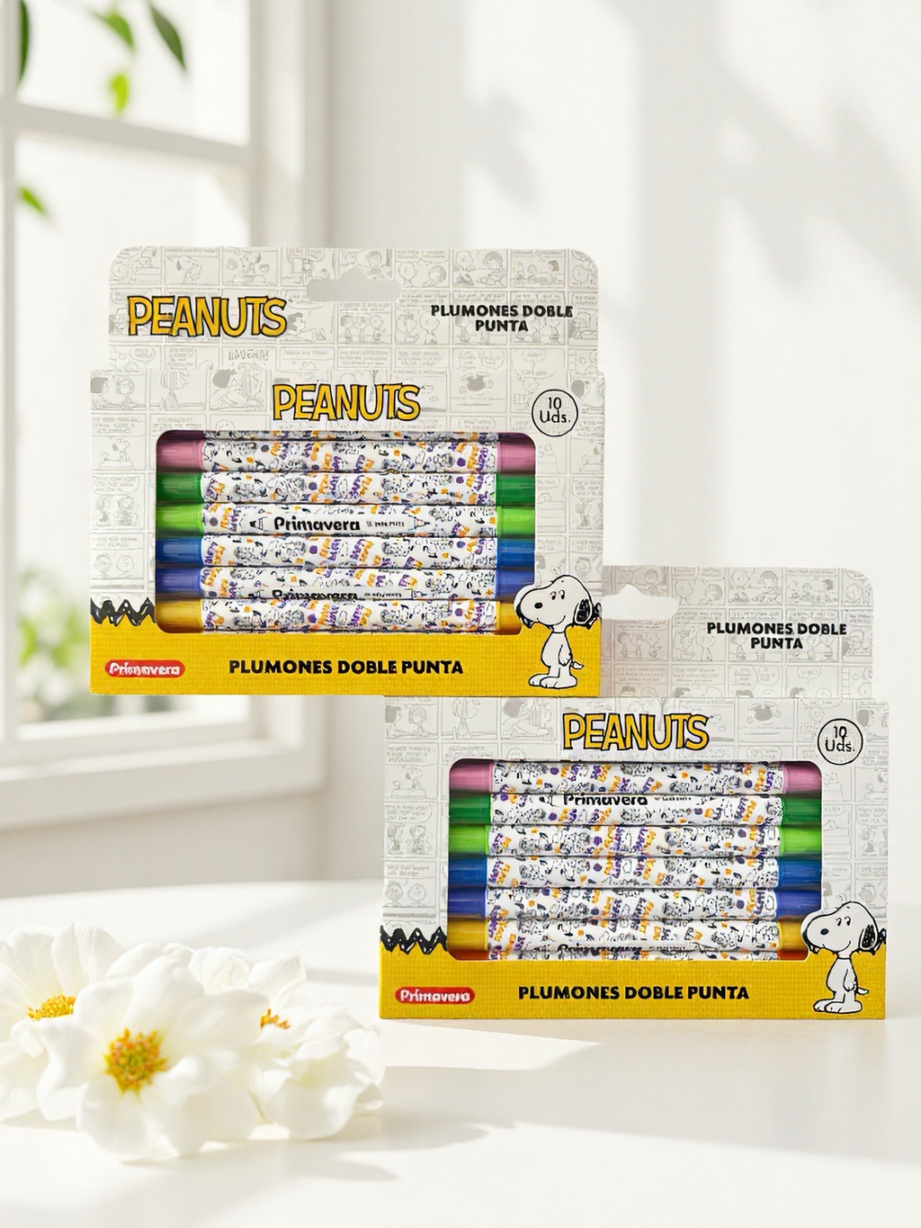 PLUMON PRIMAVERA DOBLE PUNTA X10 SNOOPY