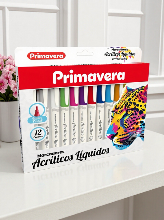 MARCADORES ACRÍLICOS X12