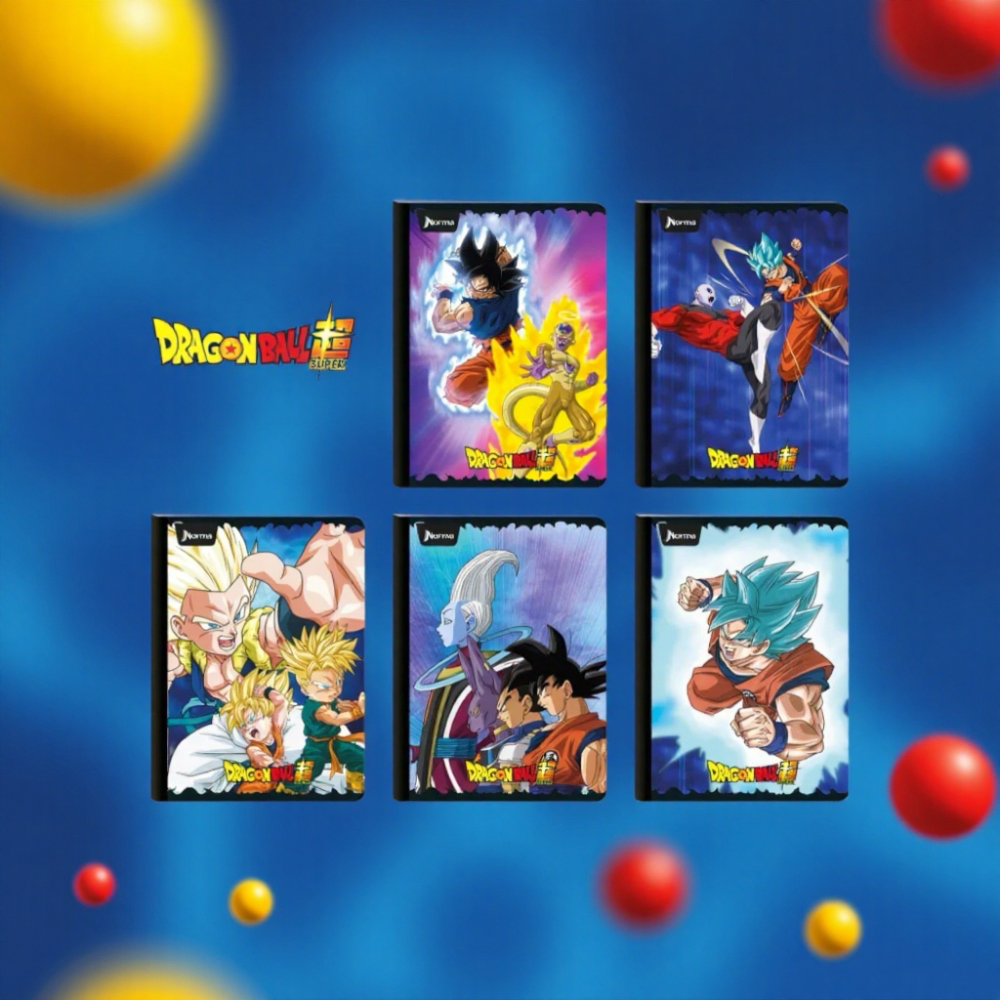 CUADERNO GOKU CUADRICULADO 100 HOJAS