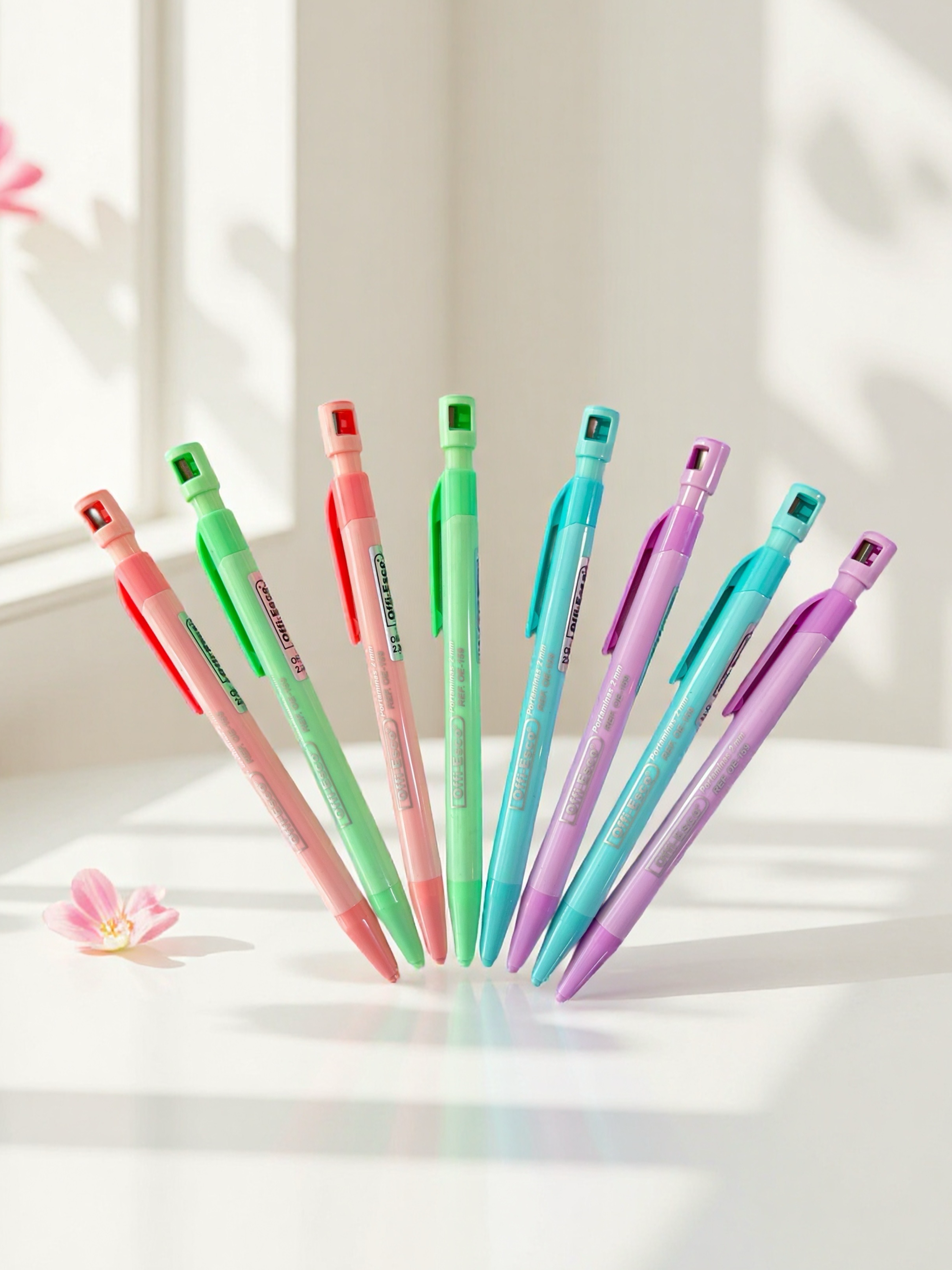 PORTA MINAS 2.0MM OFFI-ESCO OE-159CON SACAPUNTA