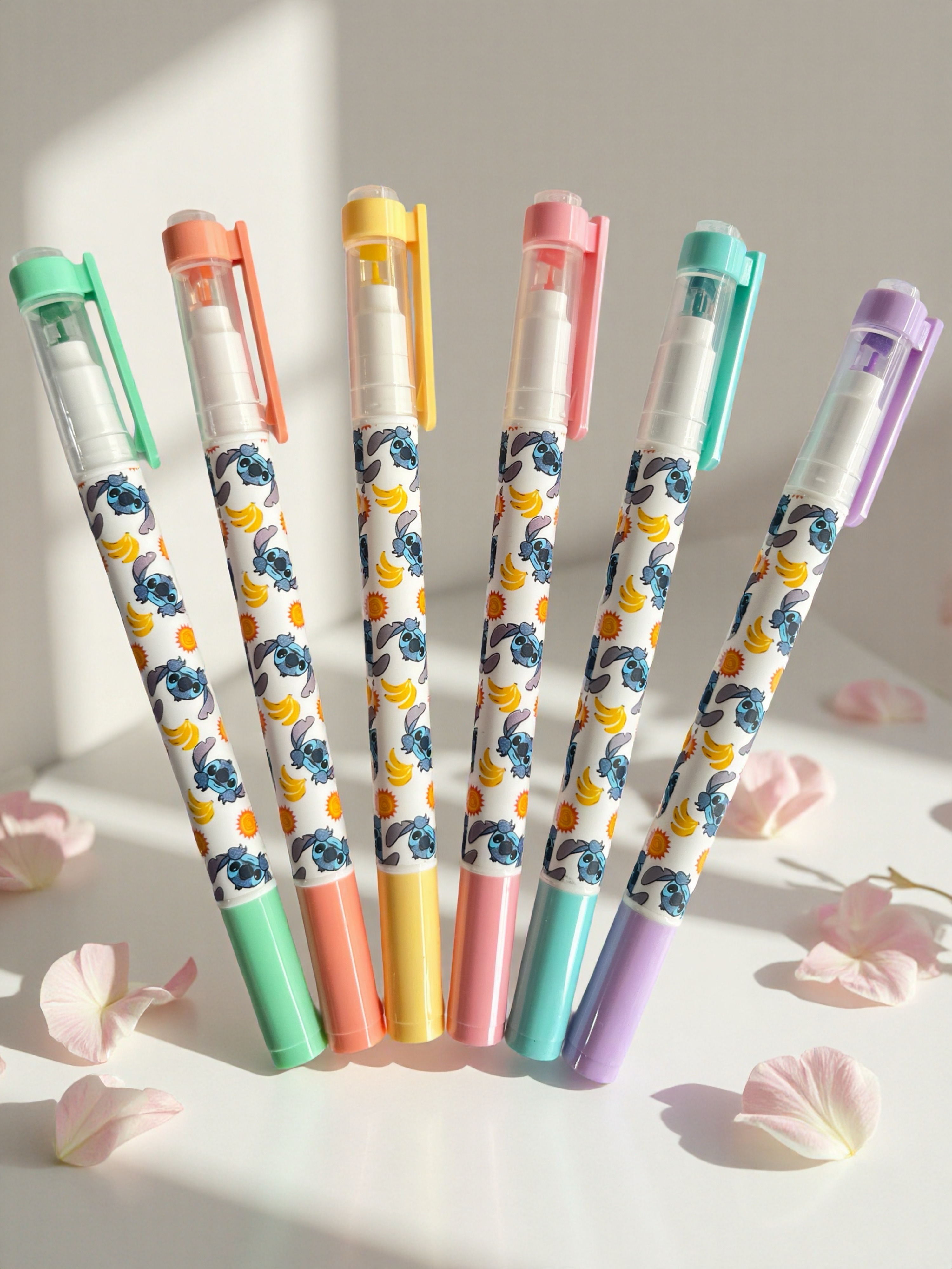 RESALTADOR DOBLE PUNTA STITCH X6