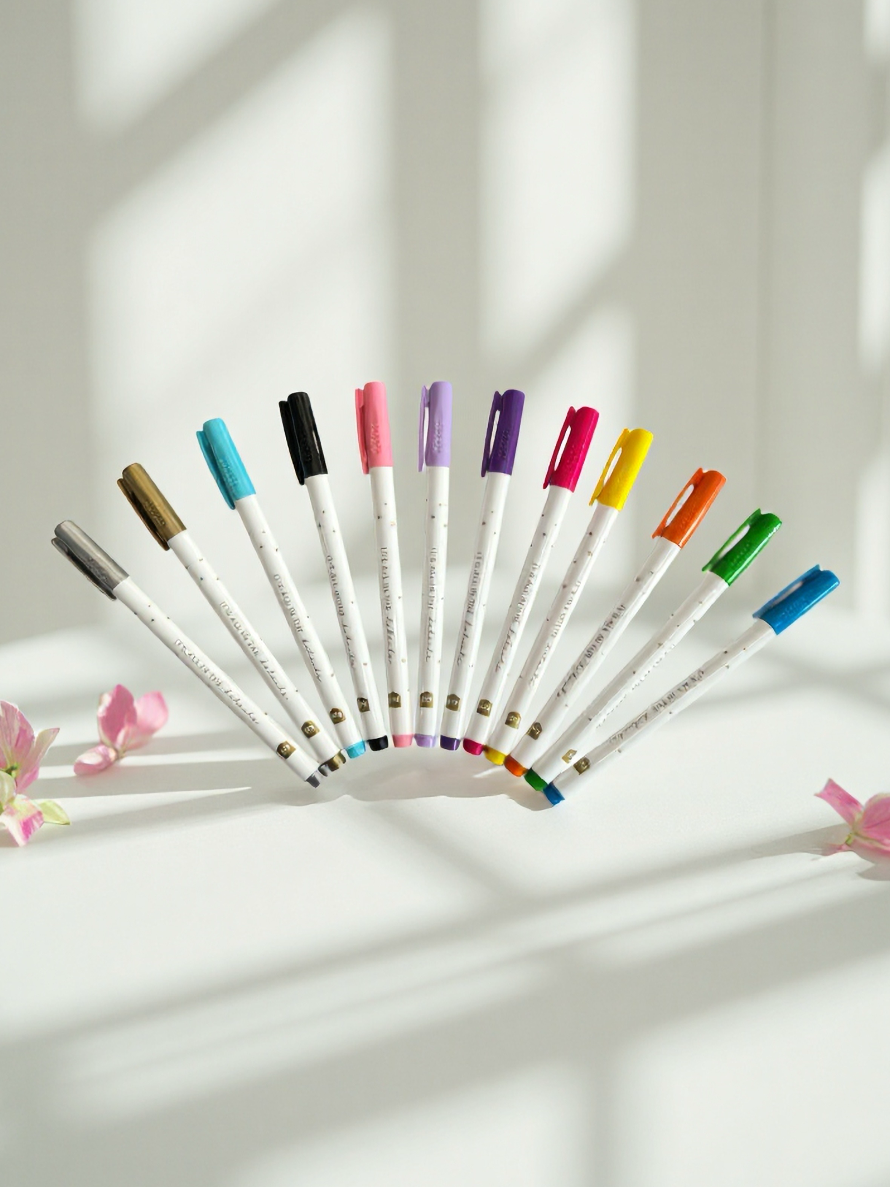 MARCADORES MINIBRUSH X12 PUNTA TIPO PINCEL DELGADO