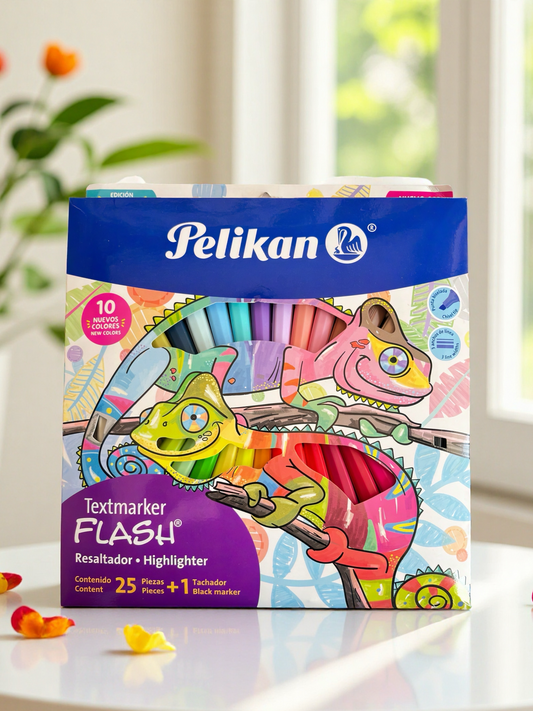 RESALTADORES PELIKAN 25 PIEZAS + 1 TACHADOR