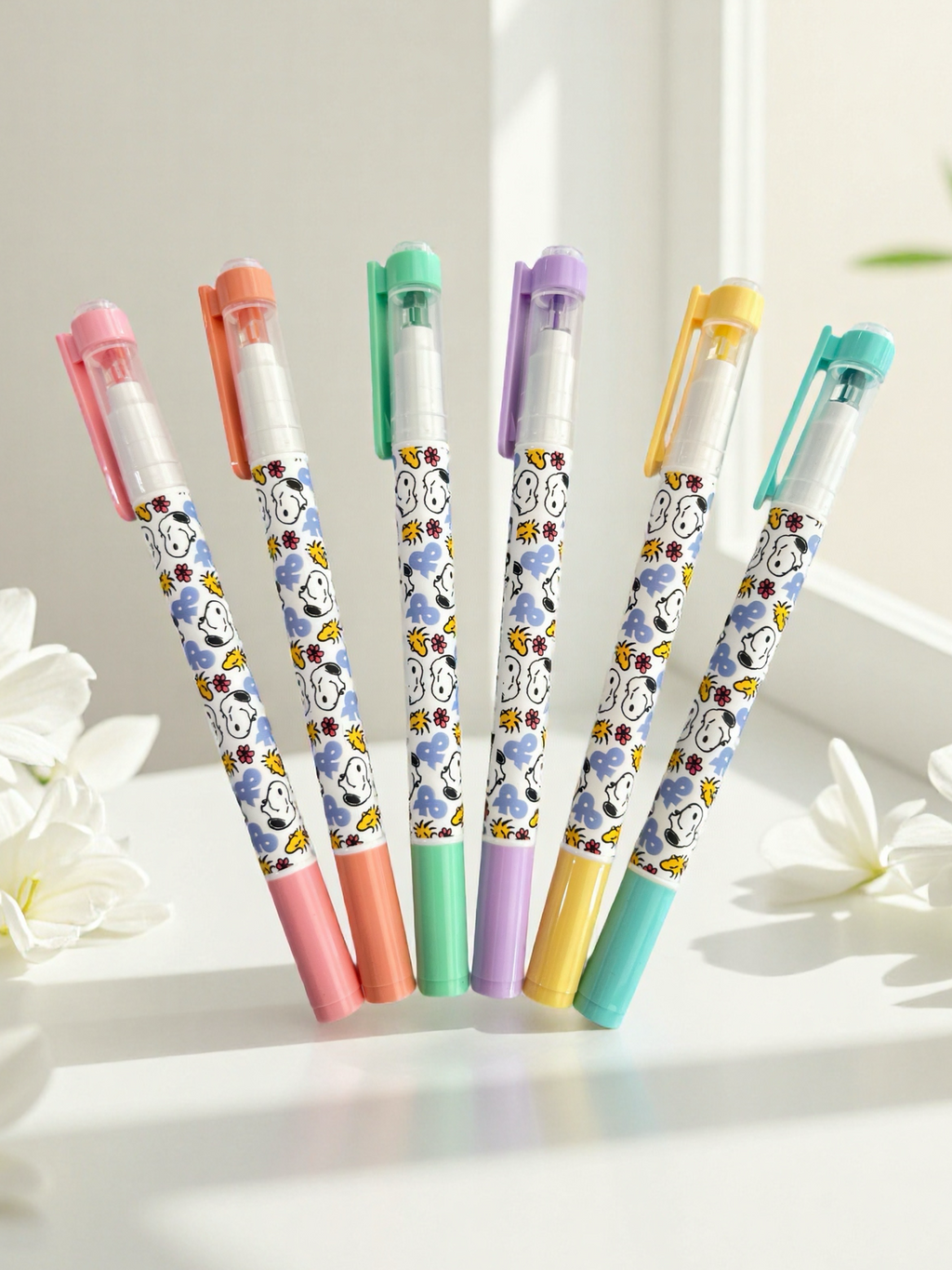 RESALTADOR DOBLE PUNTA SNOOPY X6