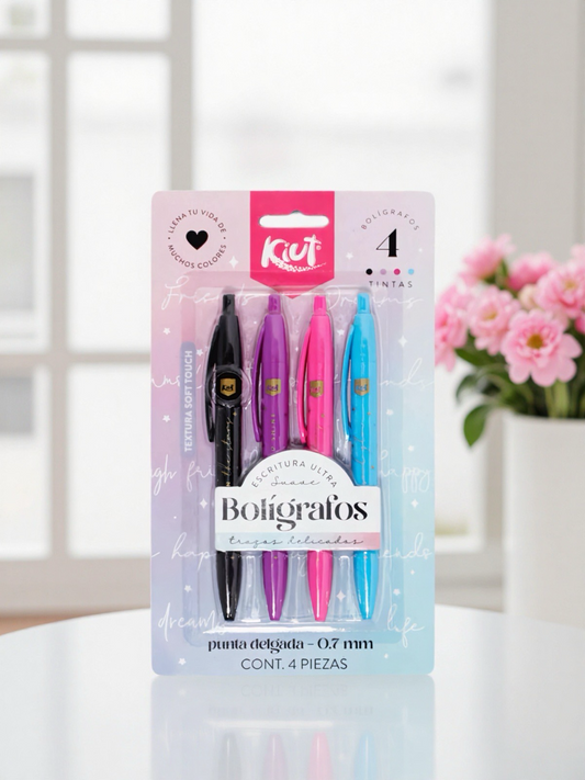 LAPICEROS 4 TINTAS