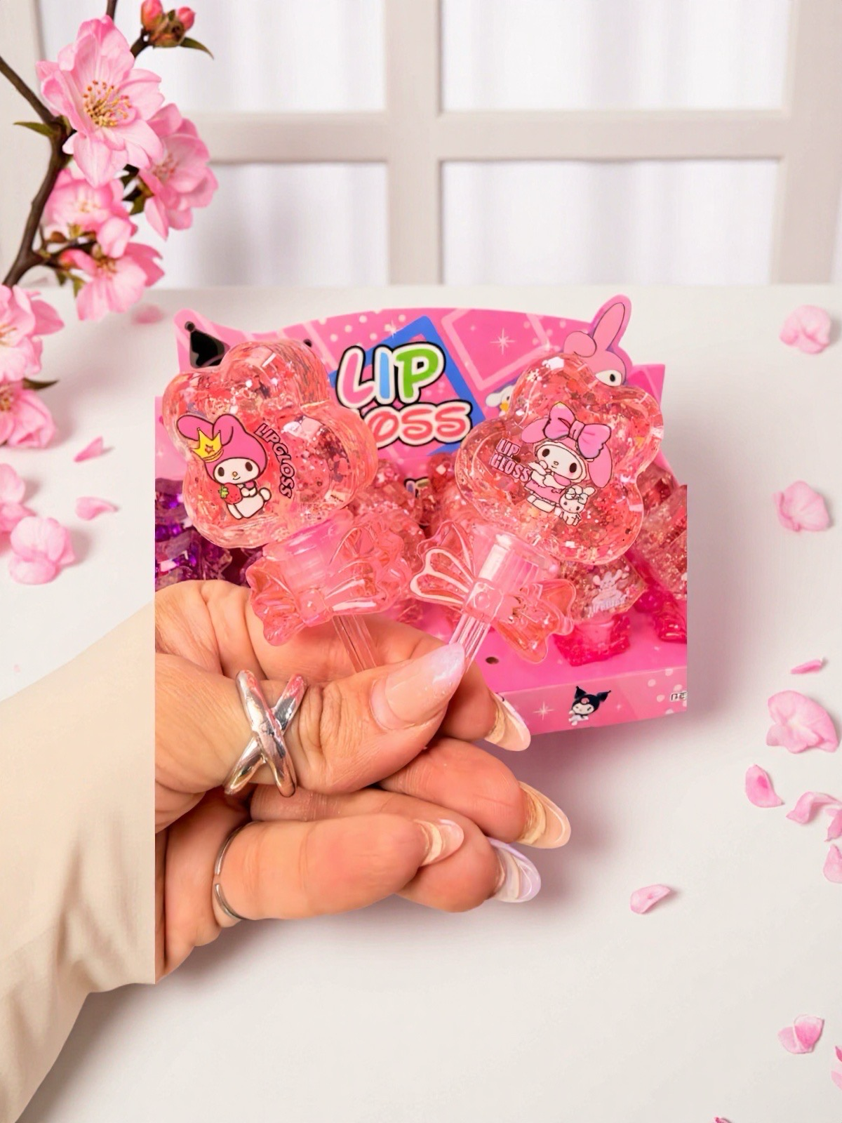 GLOSS PALETITAS DE SANRIO