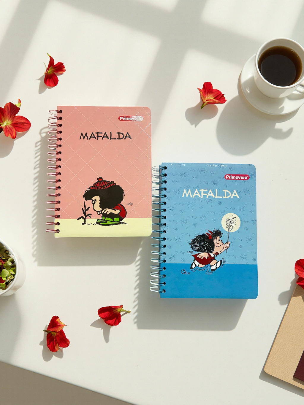 CUADERNO ARGOLLADO 7 MATERIAS MAFALDA