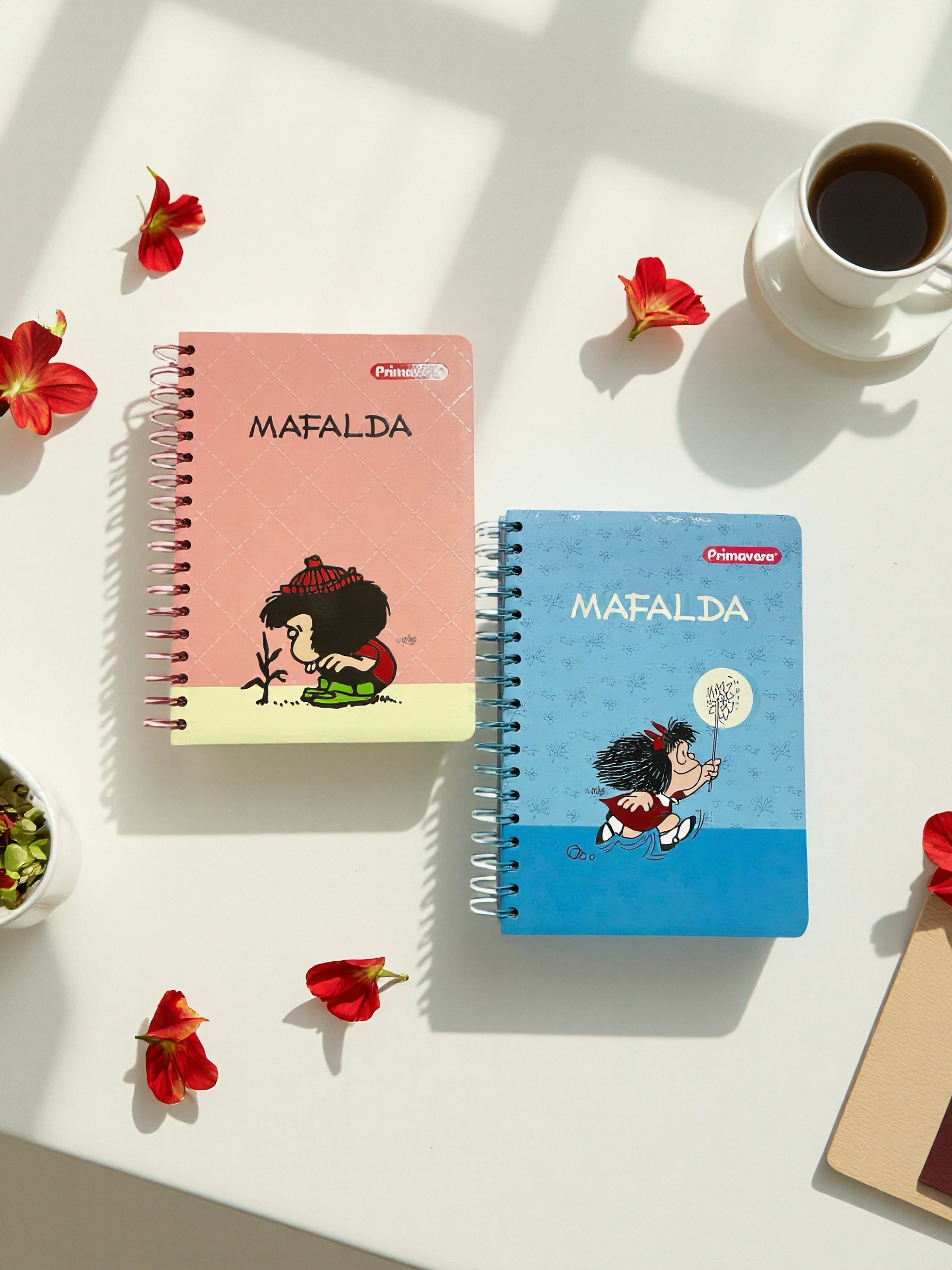 CUADERNO ARGOLLADO 7 MATERIAS MAFALDA