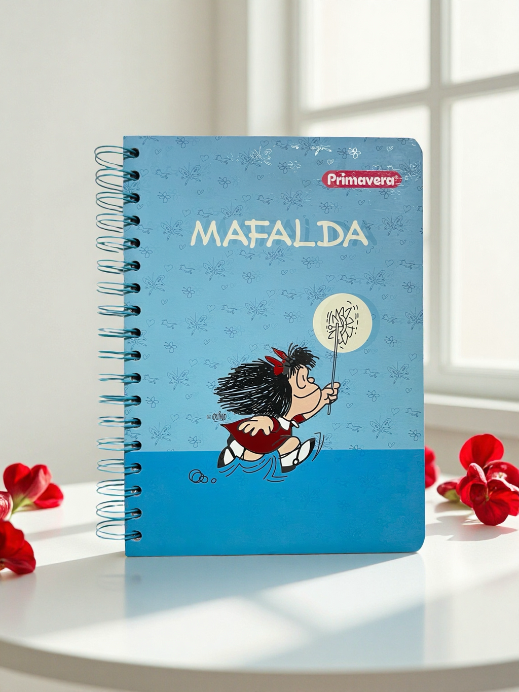 CUADERNO ARGOLLADO 5 MATERIAS MAFALDA