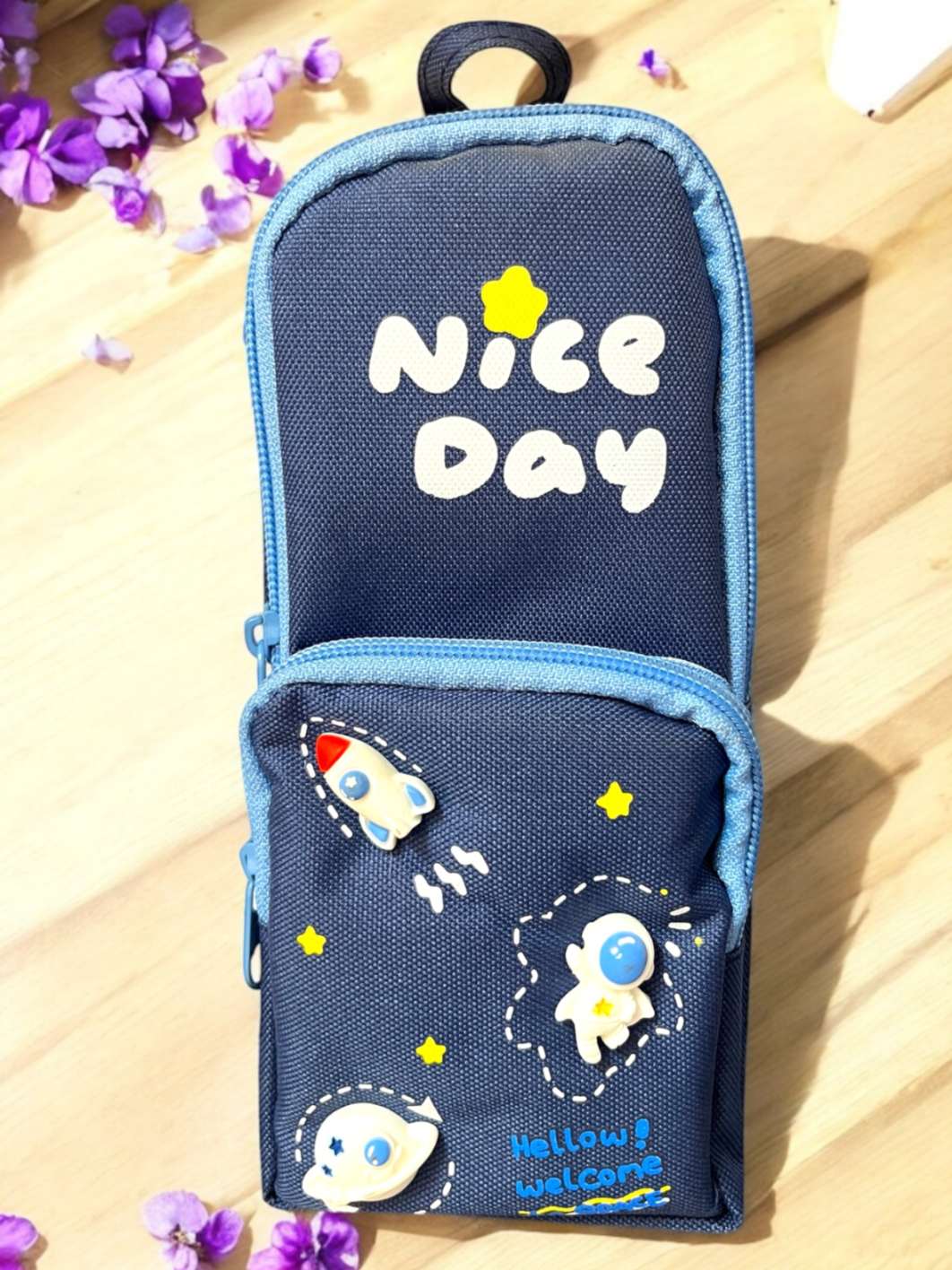 CARTCUHERA MINI MORRAL ASTRONAUTA