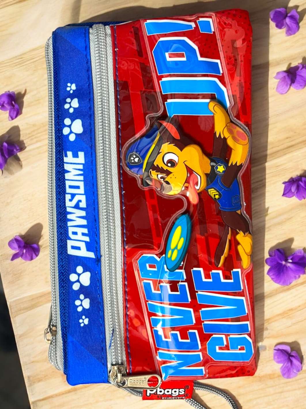 CARTCUHERA ESCOLAR TRES BOLSILLOS