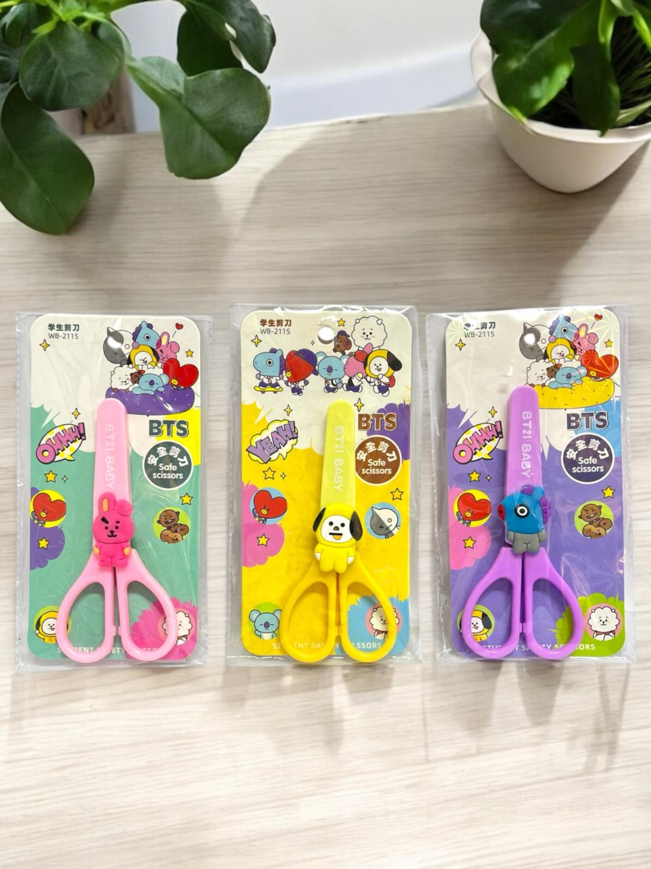 TIJERAS CON PROTECTOR BT21