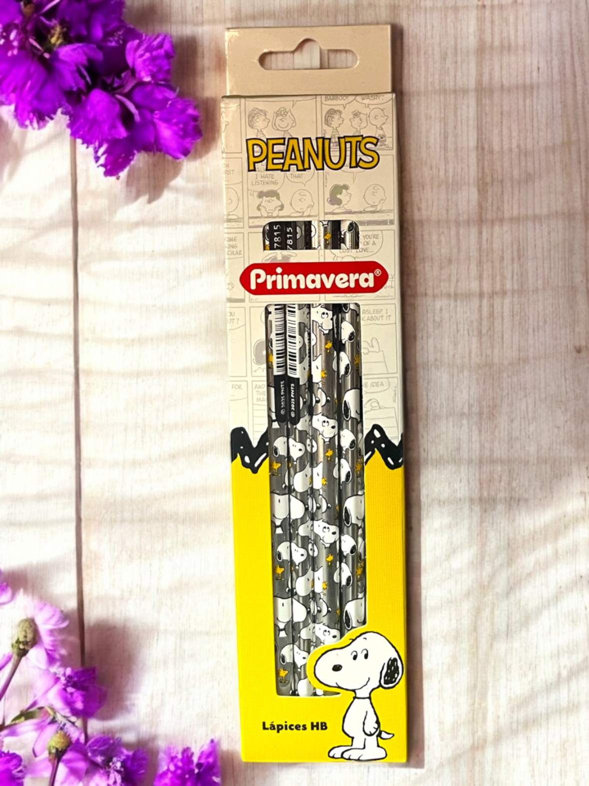 SET DE LAPICES SNOOPY PRIMAVERA X6