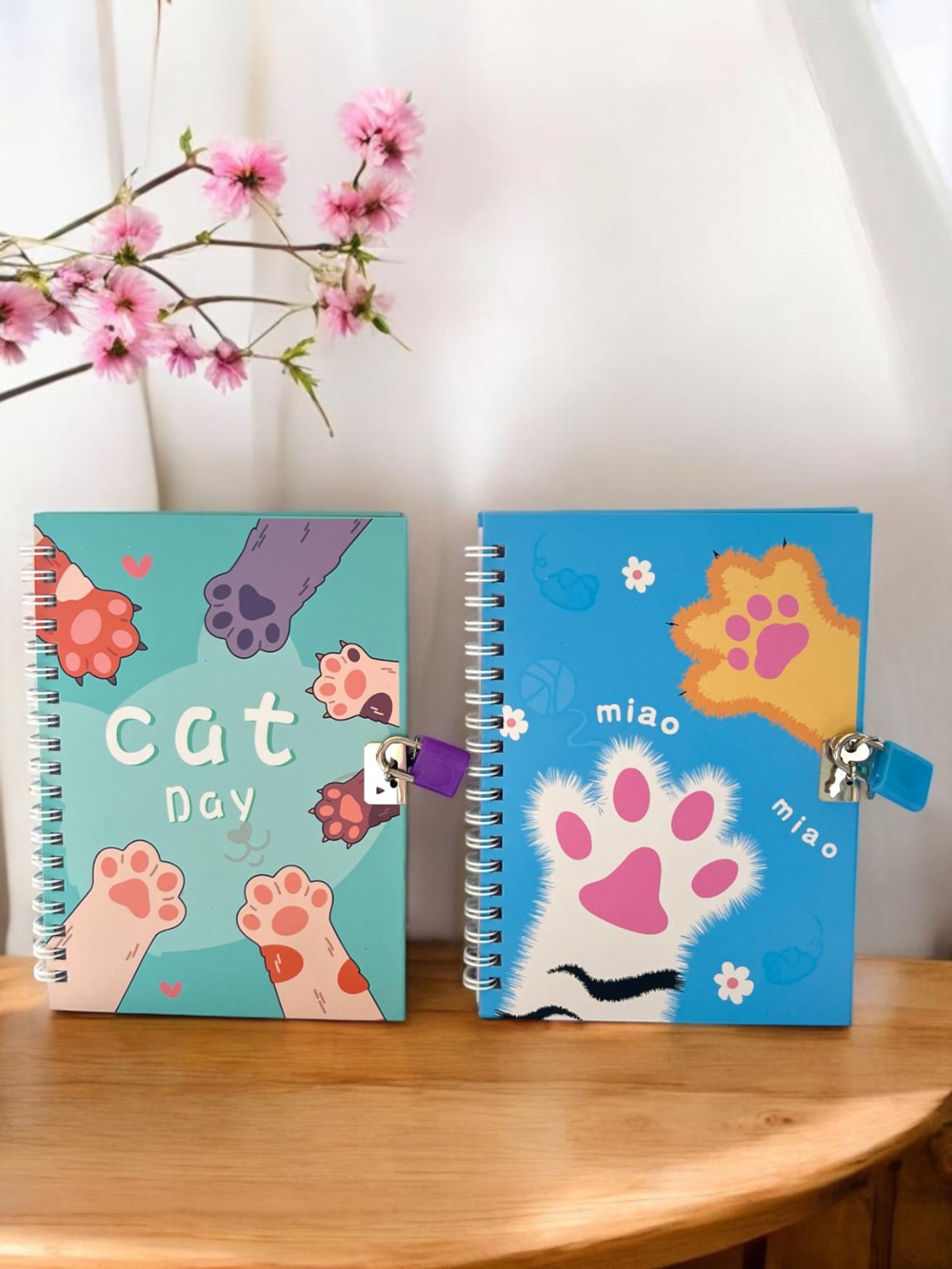 DIARIO CON CANDADO DE GATITO