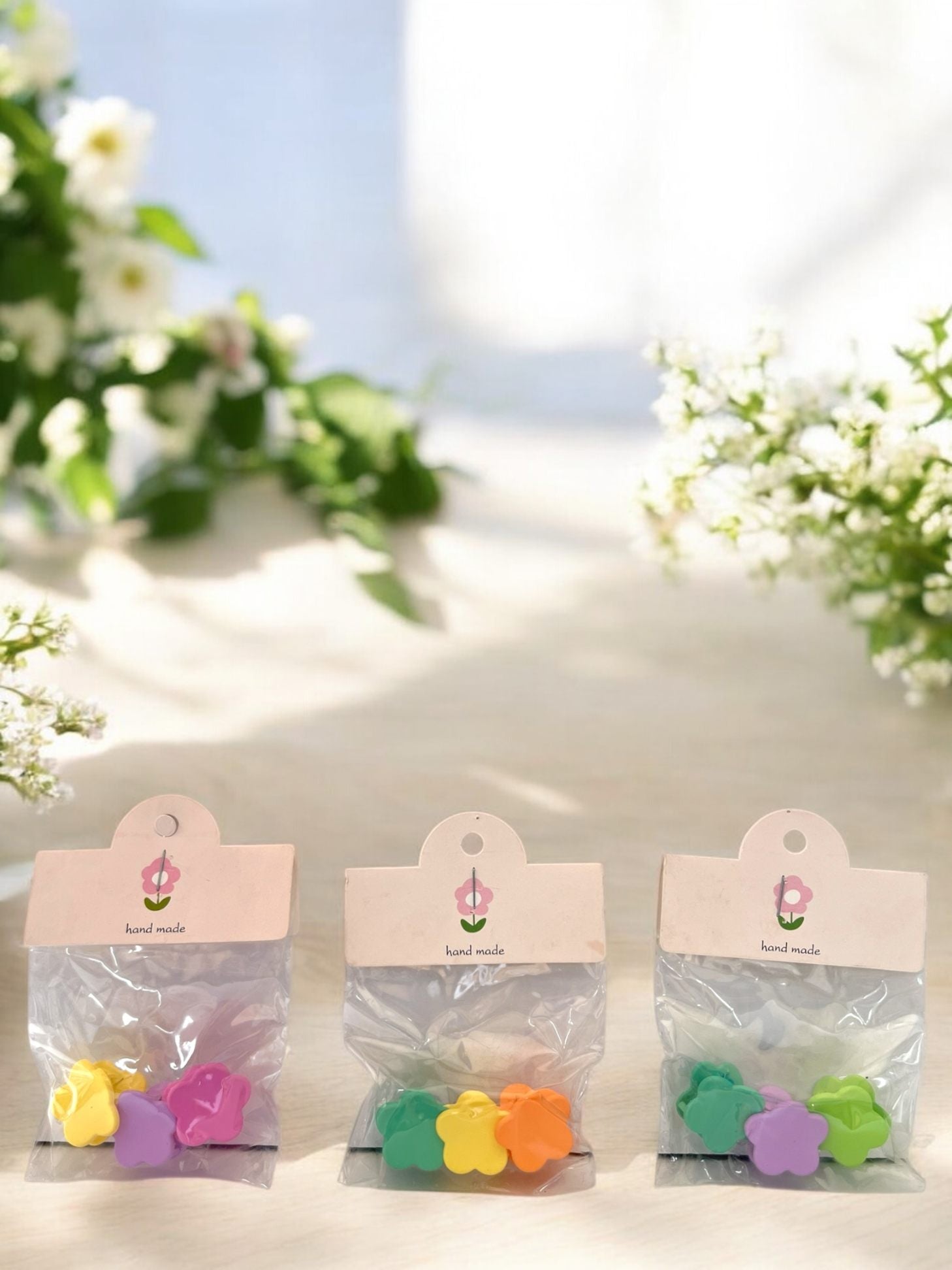 MINI GANCHITOS COLORES X3