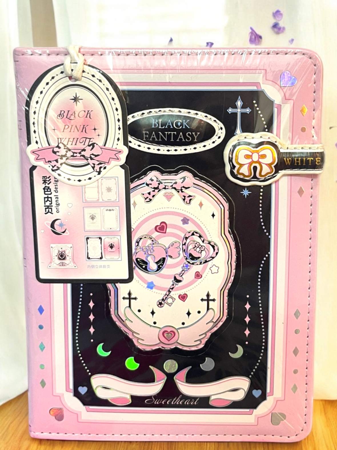 AGENDA ACOLCHADA BLACK PINK