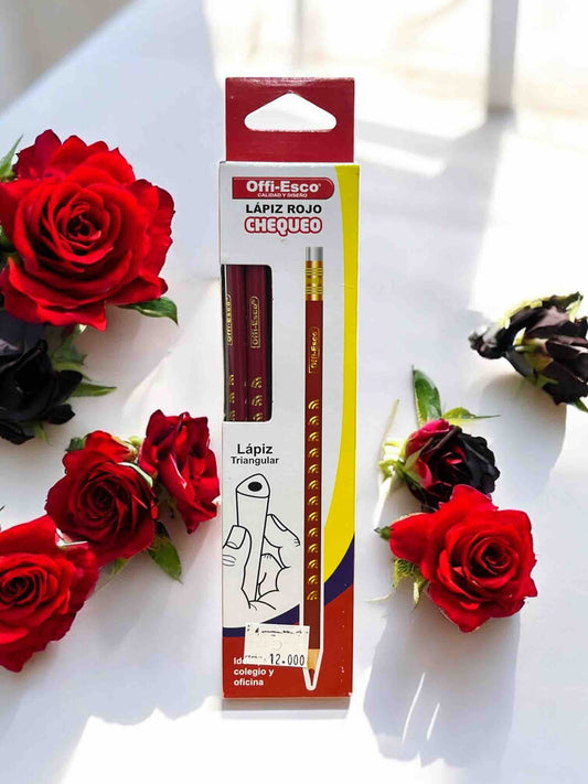 LAPICES ROJO X12