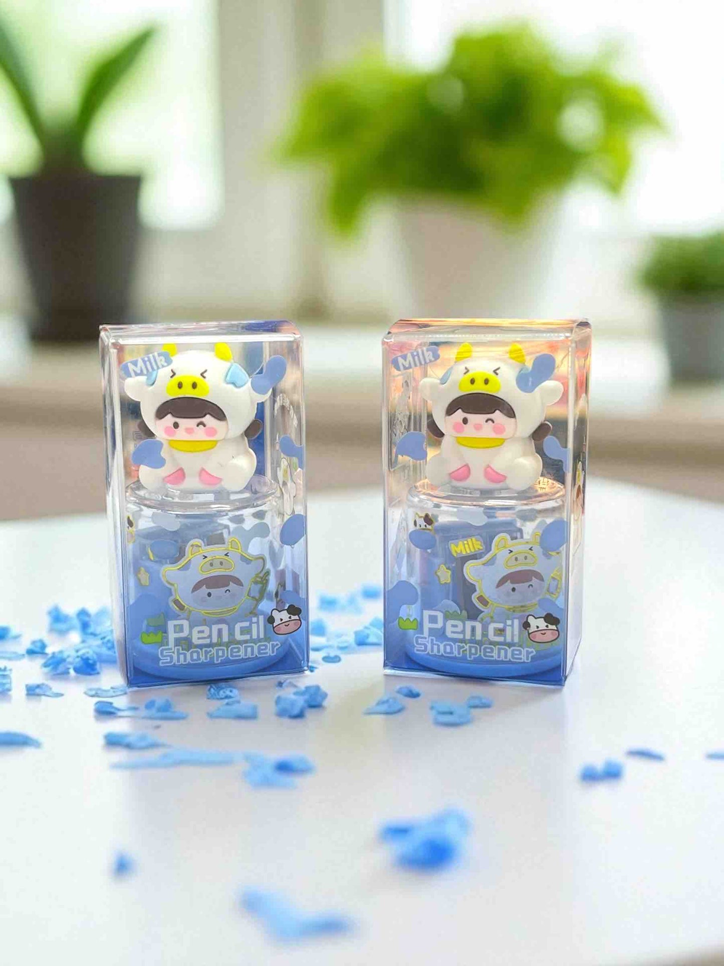 SACAPUNTAS DOBLE DEPOSITO NIÑA VACA