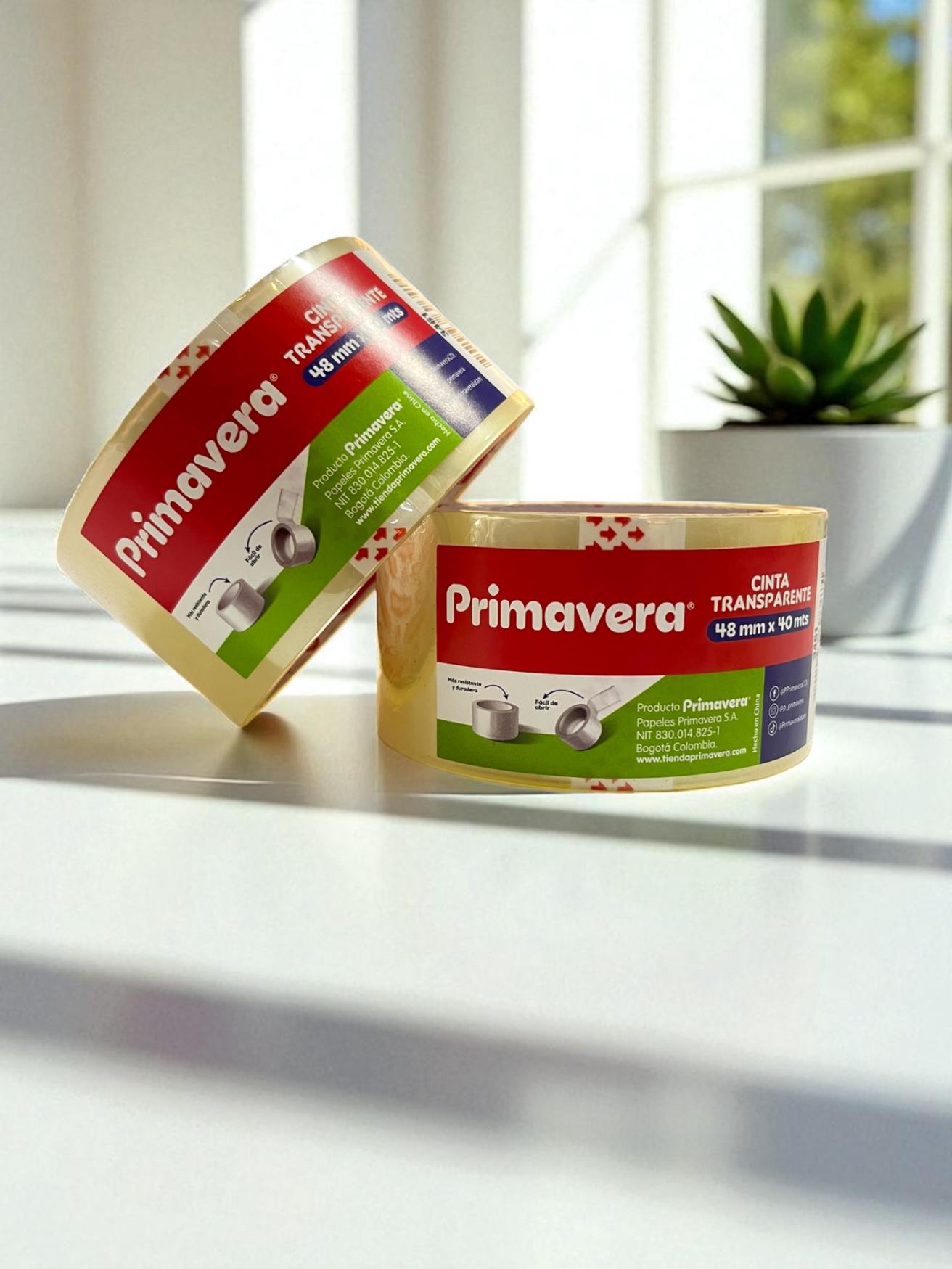 CINTA TRANSPARENTE 48 MM X 40MTS