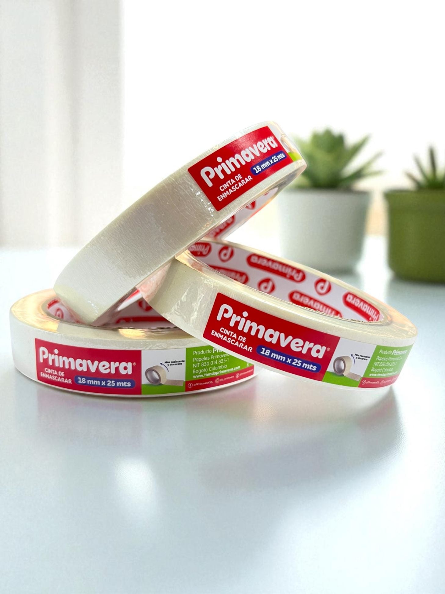 CINTA DE ENMASCARAR 18 MM X 25 MTS