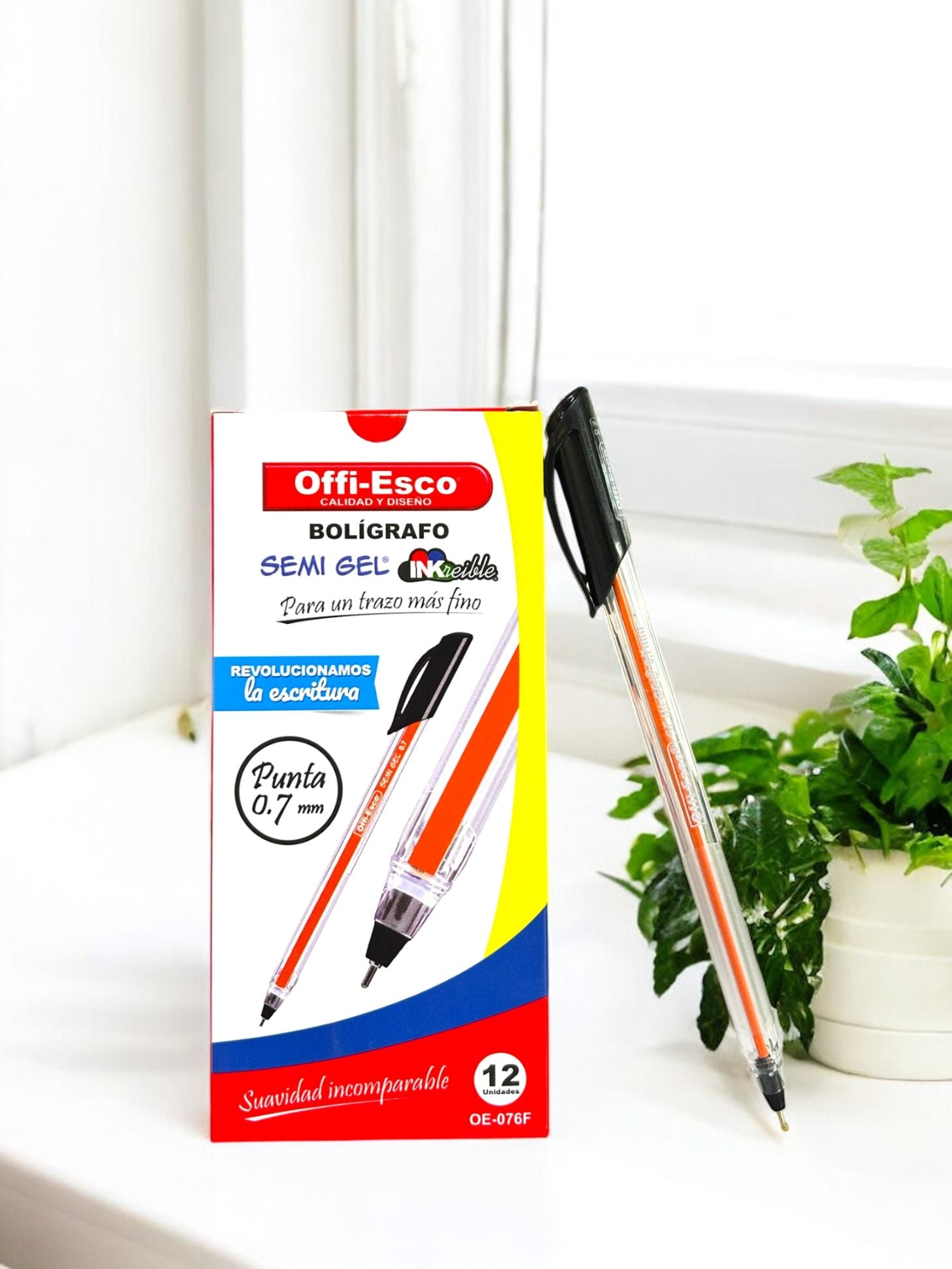 CAJA LAPICERO NEGRO OFFI-ESCO