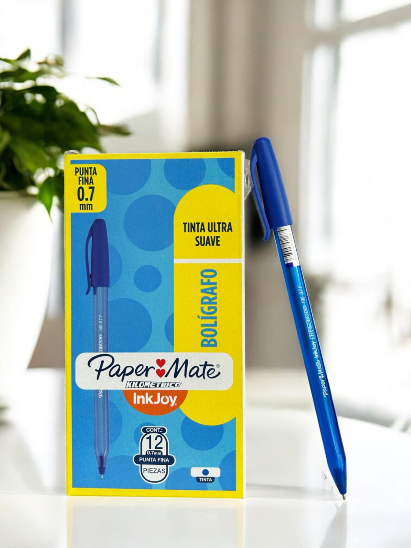 CAJA LAPICERO AZUL PAPER MATE