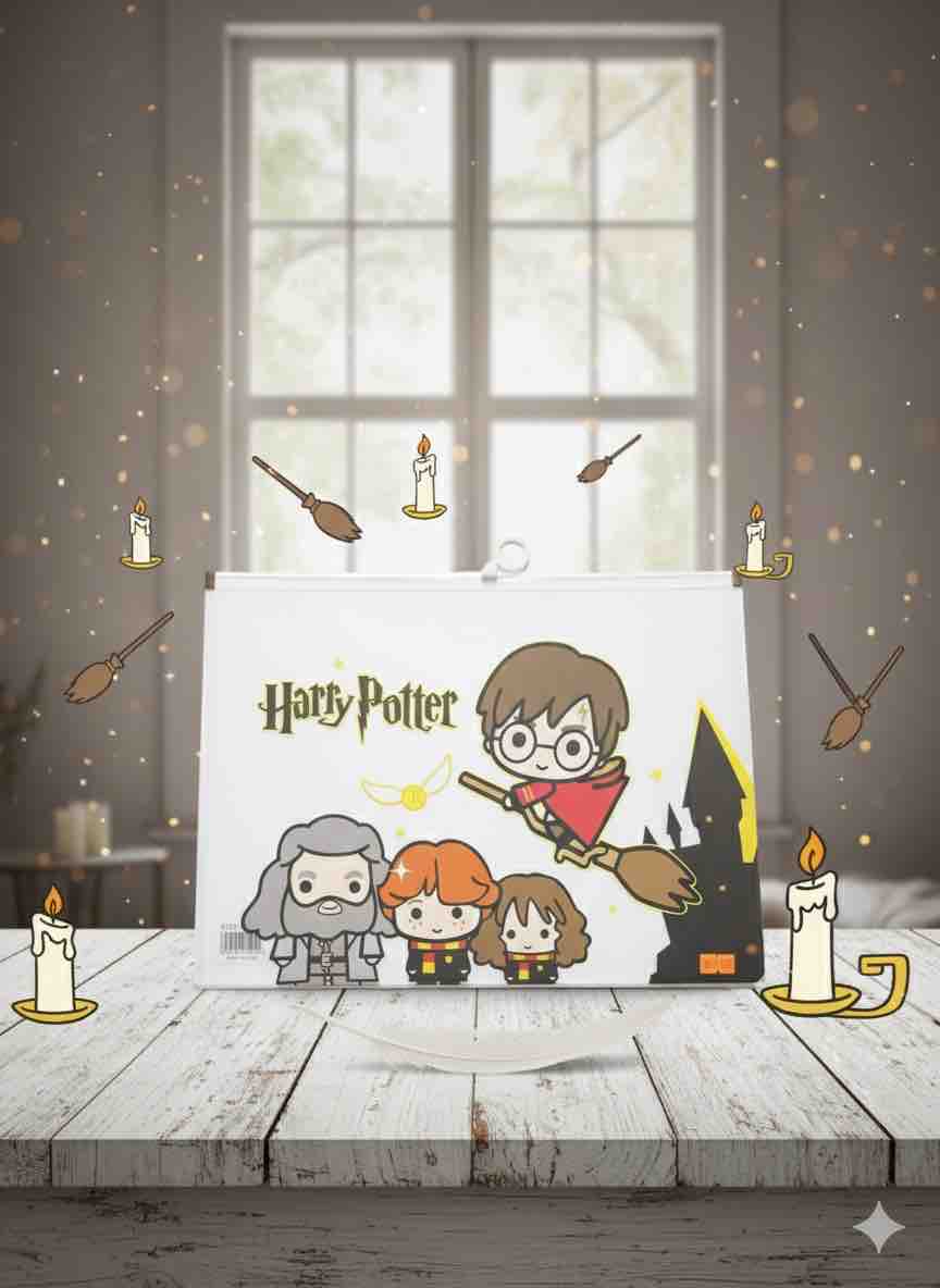 CARPETA CIERRE HARRY POTTER TAMAÑO OFICIO
