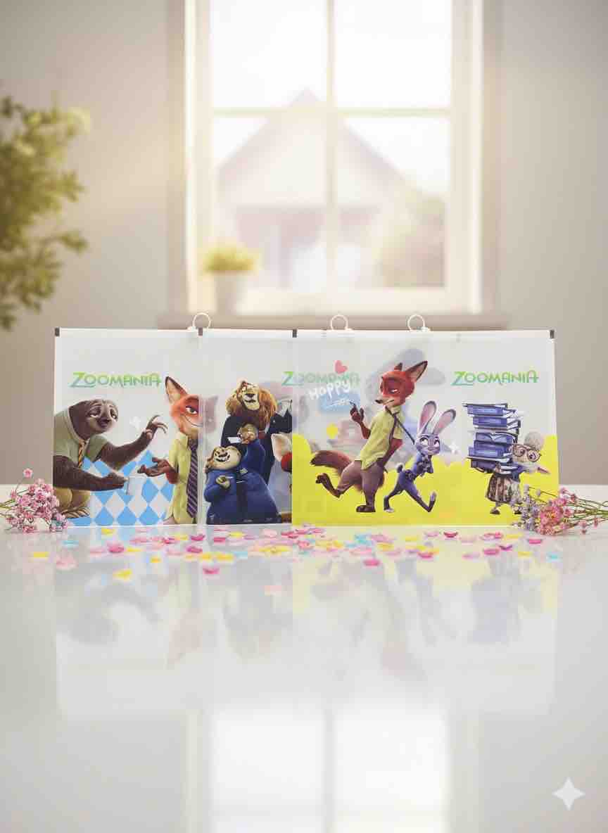 CARPETA CIERRE ZOOTOPIA TAMAÑO OFICIO